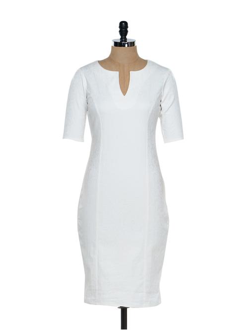 pristine white midi dress - 904840 - Very Small Image - 1