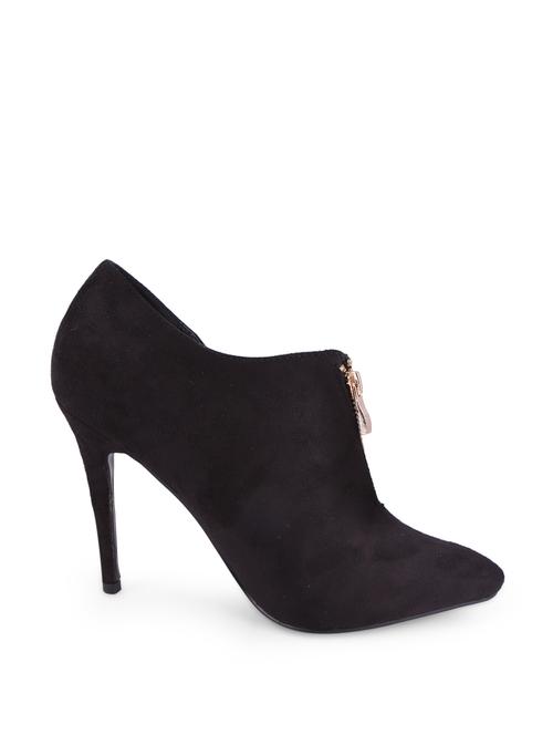 black zipper boot style heels - 904966 - Very Small Image - 1