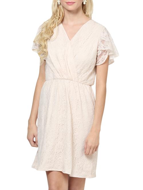 pristine cream lacey dress - 905558 - Very Small Image - 1