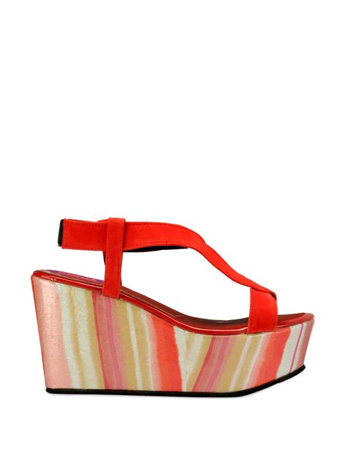 Stylish Red Wedges - 905812 - Very Small Image - 1