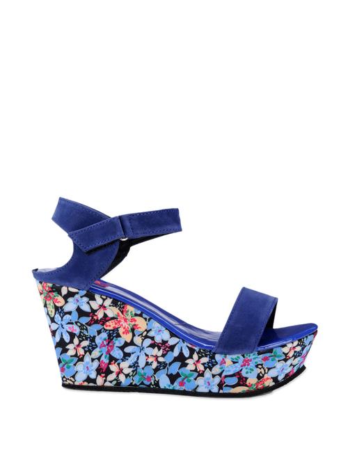 floral printed platform wedges - 905817 - Very Small Image - 1