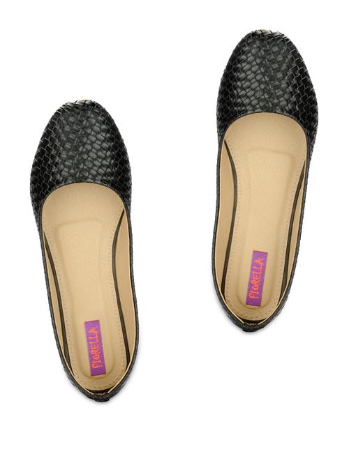 textured black ballerinas - 905839 - Very Small Image - 1