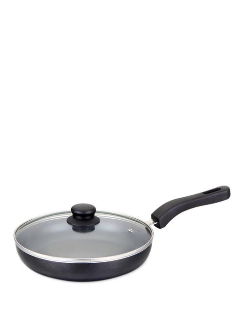 Wonderchef Impact Frying Pan 24cm with Glass Lid by Chef Sanjeev Kapoor - 907027 - Very Small Image - 1
