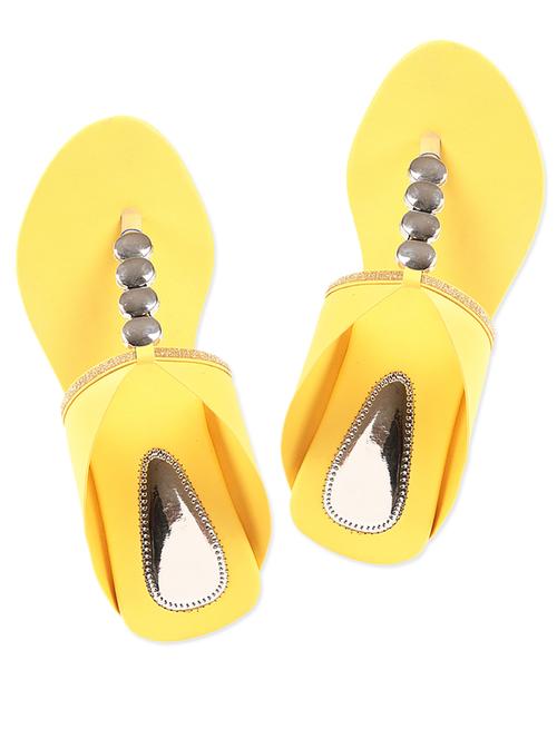 Embellished Toe Separator Flats - 907301 - Very Small Image - 1