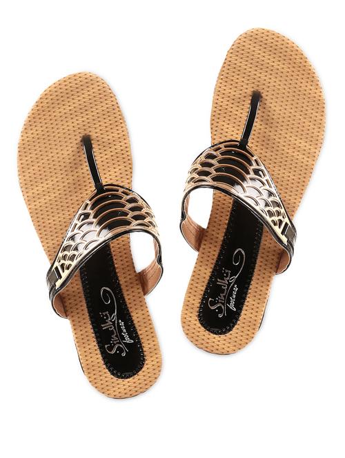 Black Fish-Scale Design Flats - 907372 - Very Small Image - 1