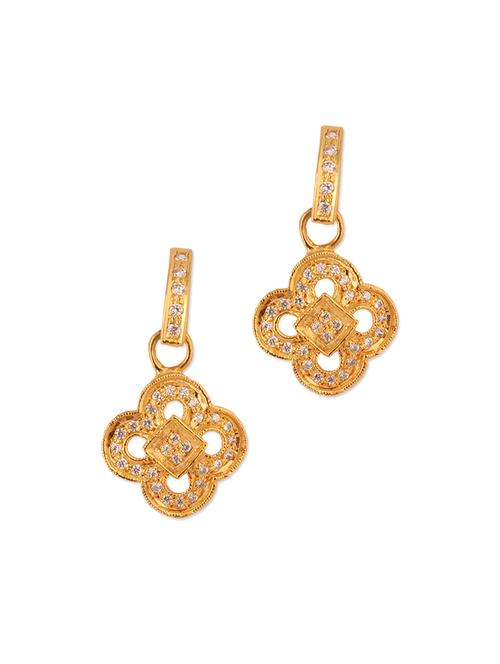 glamourous golden earrings - 910805 - Very Small Image - 1