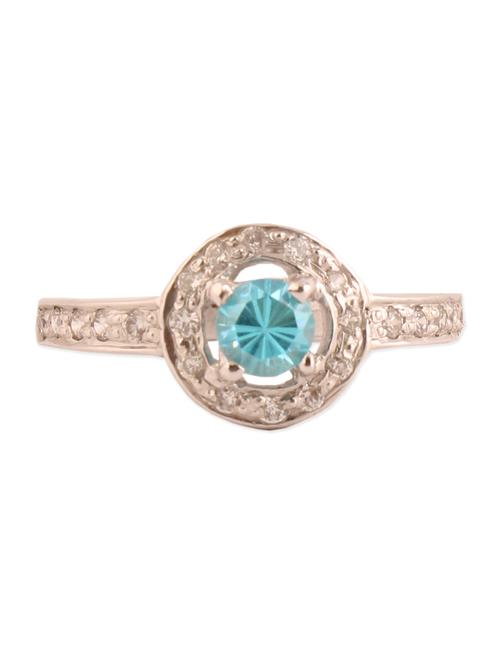 blue stone diamante ring - 911165 - Very Small Image - 1