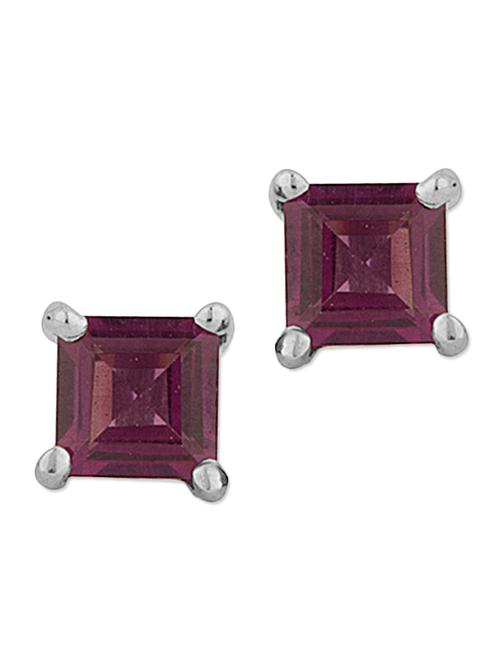 Sterling  Silver Geometric Earrings - 917949 - Very Small Image - 1