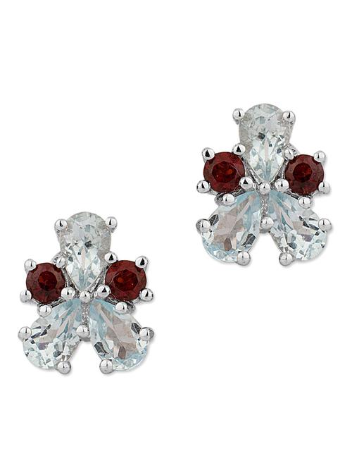 stud earrings with brown stones - 918180 - Very Small Image - 1