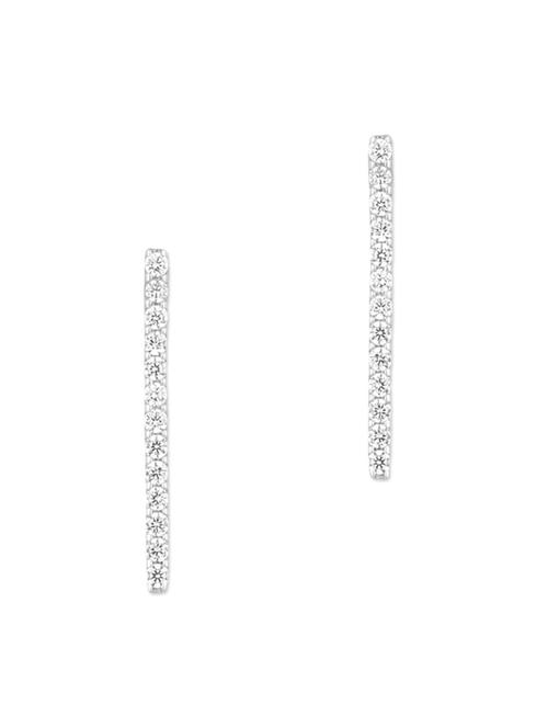 silver hoop earrings - 918198 - Very Small Image - 1