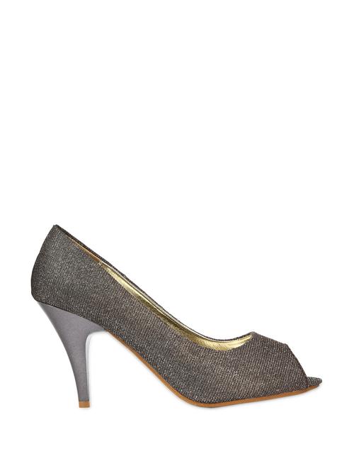 grey leatherette sandals - 922150 - Very Small Image - 1