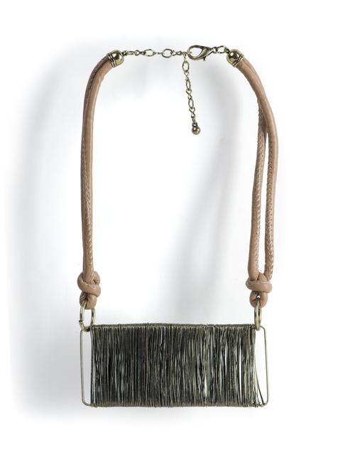 handcrafted wire necklace - 9224 - Very Small Image - 1