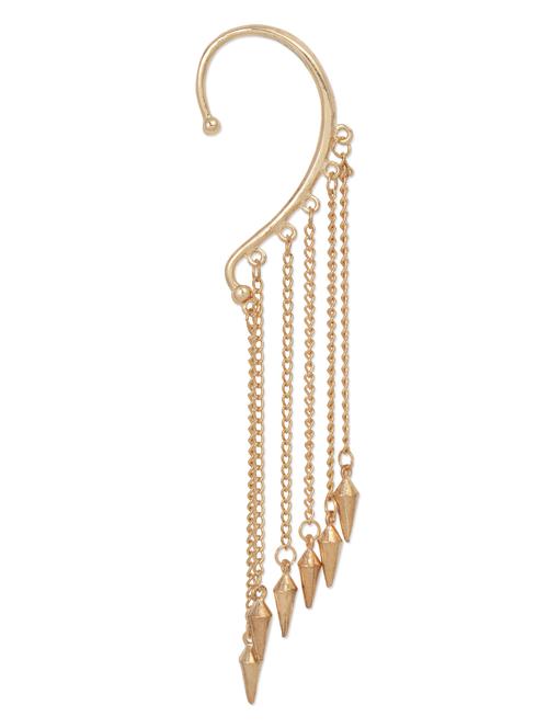 gold cuff earring with hanging spikes - 922607 - Very Small Image - 1