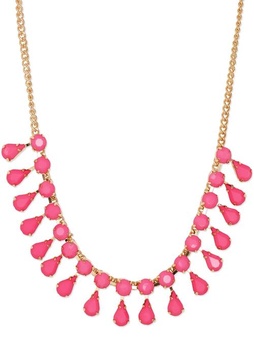 bright pink trendy necklace - 922671 - Very Small Image - 1