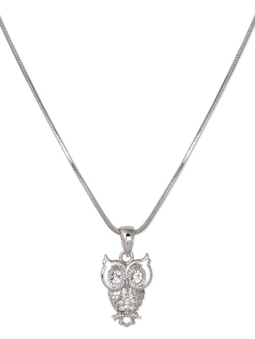 silver owl necklace - 922694 - Very Small Image - 1