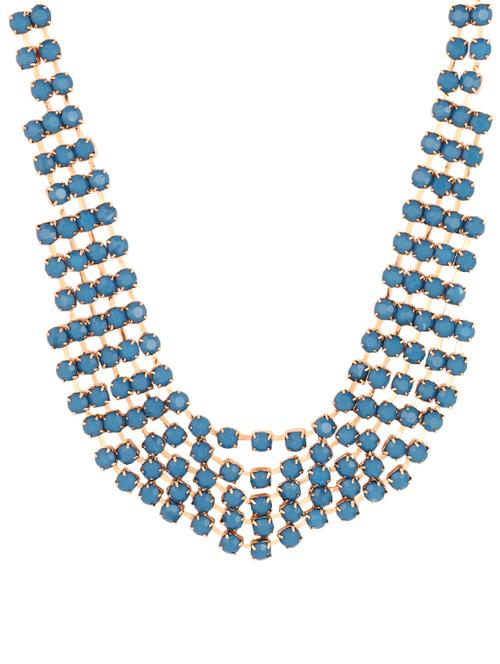 blue stone studded bold neckpiece - 923521 - Very Small Image - 1