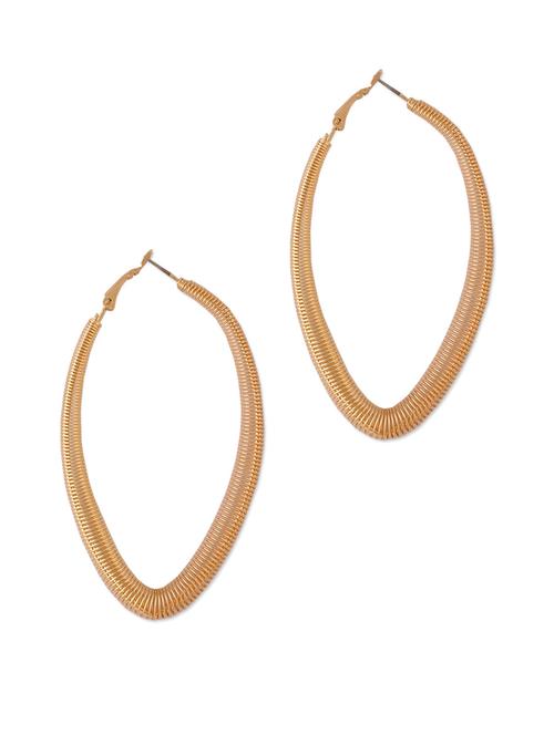 beautiful gold hoop style earrings - 923571 - Very Small Image - 1