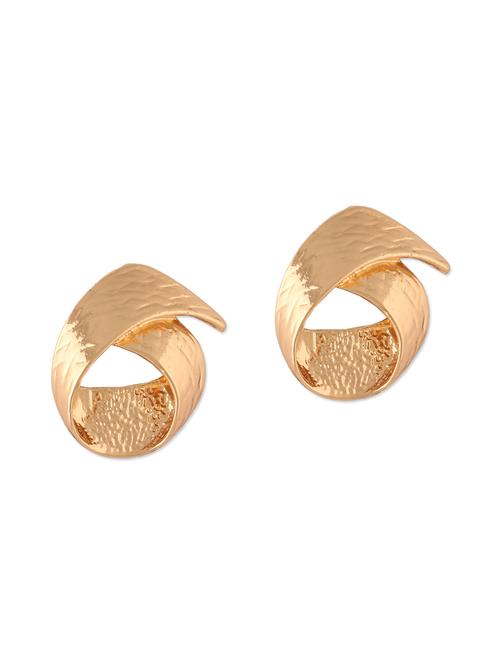 gorgeous gold twisted studs - 923582 - Very Small Image - 1