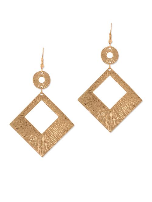 gold dangler earrings - 923591 - Very Small Image - 1