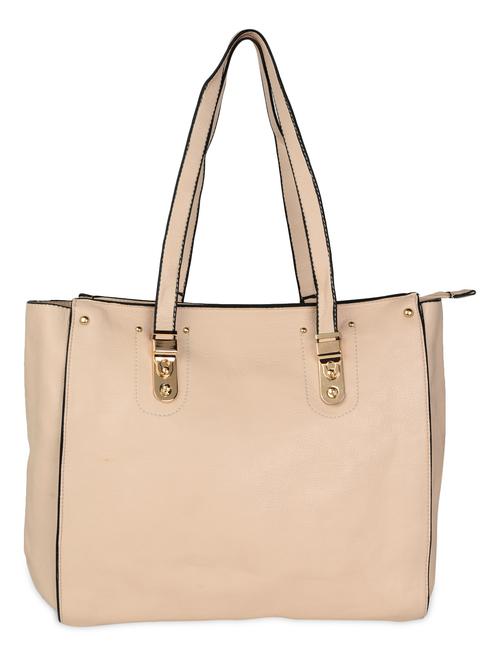 cream tote bag - 924101 - Very Small Image - 1