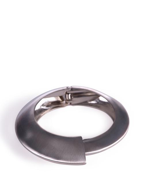 frosted silver half-moon kada - 9252 - Very Small Image - 1