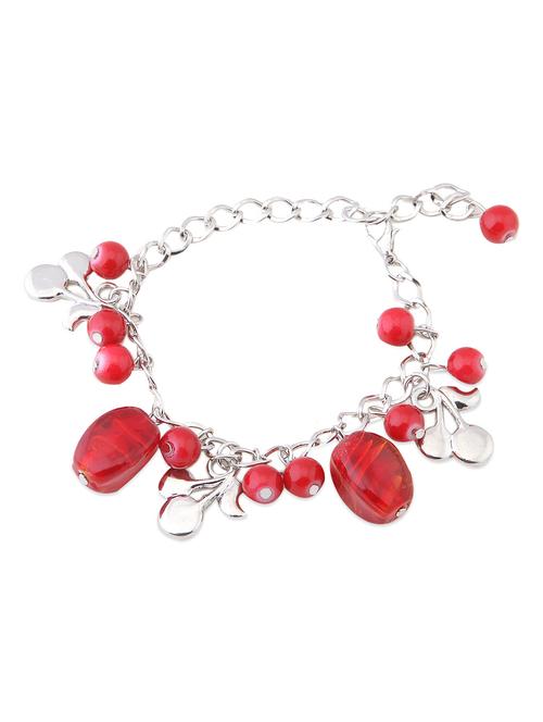red pearls bracelet - 925433 - Very Small Image - 1
