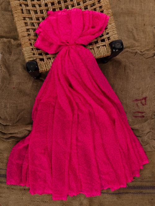 bandhej print silk jaipuri saree - 925604 - Very Small Image - 1