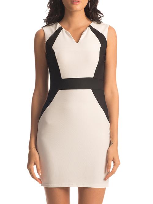 monochrome colour block bodycon dress - 926849 - Very Small Image - 1