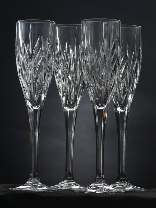 crystal champagne flutes (set of 4) - 929455 - Very Small Image - 1