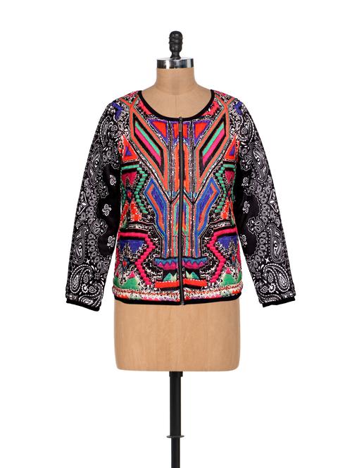 multicoloured printed jacket - 929583 - Very Small Image - 1