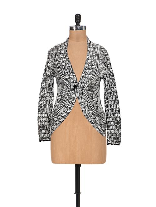 monochrome patterned sweater - 929587 - Very Small Image - 1