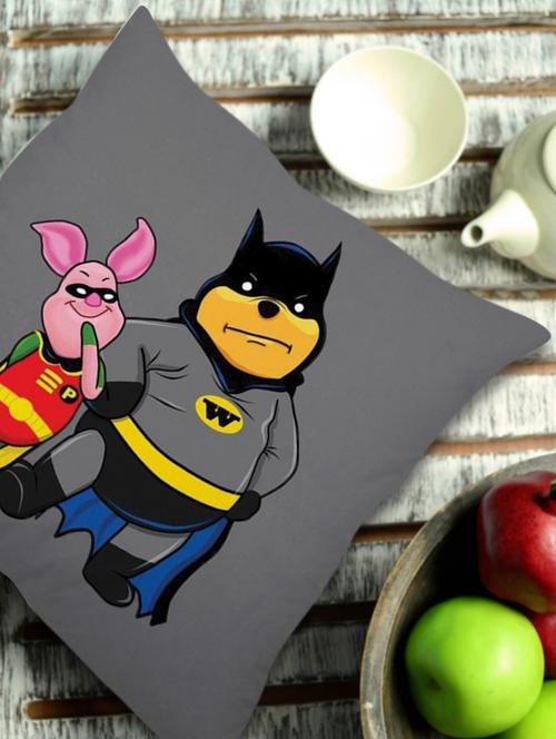winnie the pooh as batman cushion cover - 929955 - Very Small Image - 1