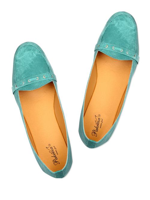 solid blue ballerinas - 930904 - Very Small Image - 1