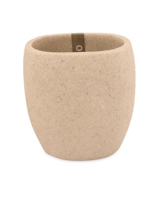 solid beige toothbrush tumbler - 932148 - Very Small Image - 1