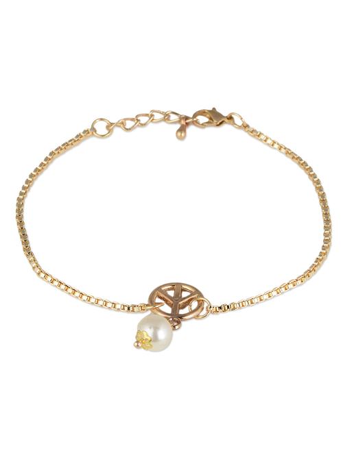 trendy pearl drop anklet - 932996 - Very Small Image - 1