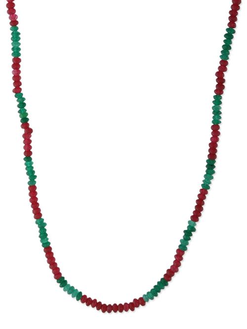 red and green stone necklace - 934557 - Very Small Image - 1