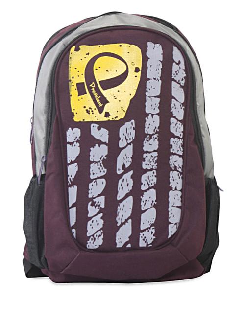 graphic print wine coloured backpack - 939455 - Very Small Image - 1