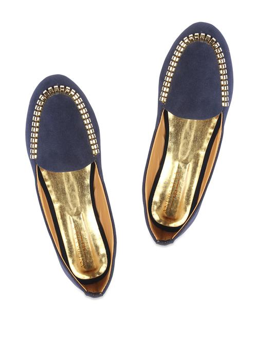navy blue embellished loafers - 939554 - Very Small Image - 1