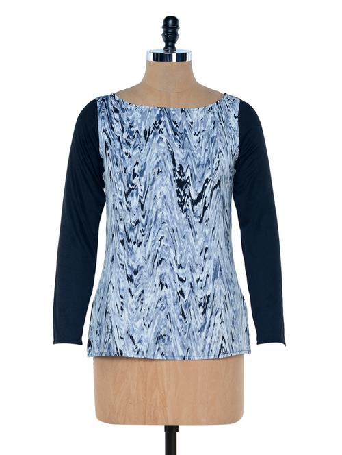 water paint print top - 939978 - Very Small Image - 1