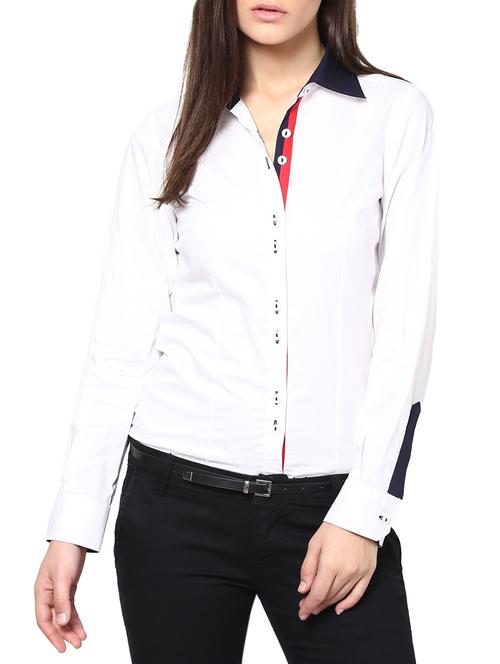 white cotton shirt - 940269 - Very Small Image - 1