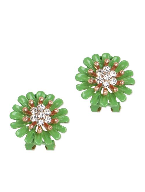 green flower studs - 943903 - Very Small Image - 1