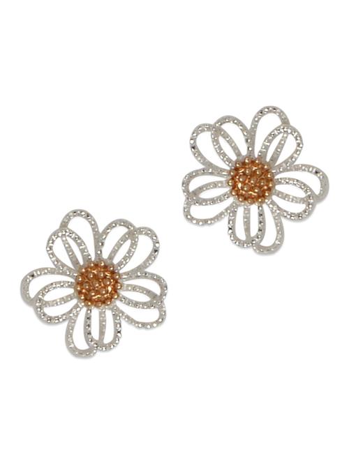 silver flower studs - 943906 - Very Small Image - 1