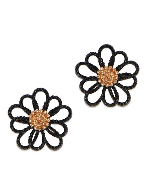 black flower studs - 943907 - Very Small Image - 1