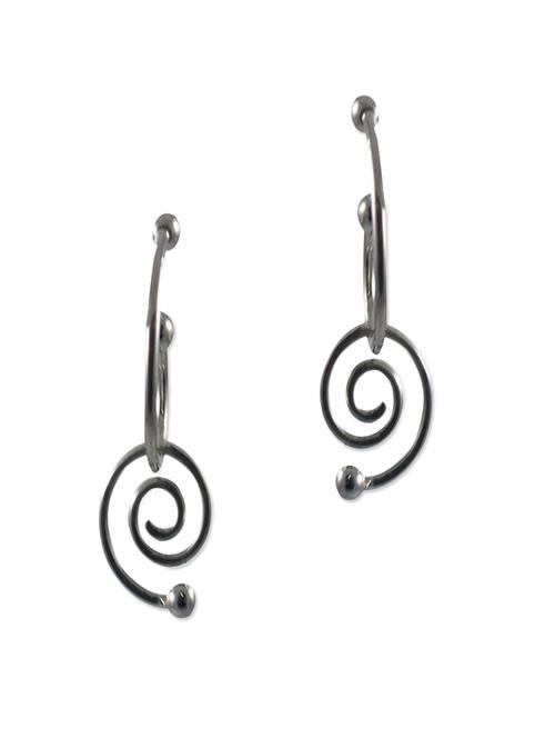 crazy silver earrings - 944040 - Very Small Image - 1