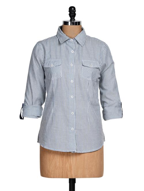 monochrome striped shirt - 944645 - Very Small Image - 1