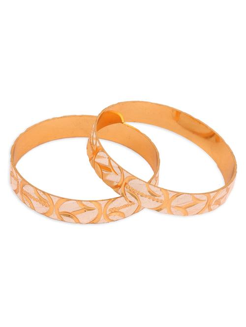 gold plated bangle set (2 pcs) - 944747 - Very Small Image - 1