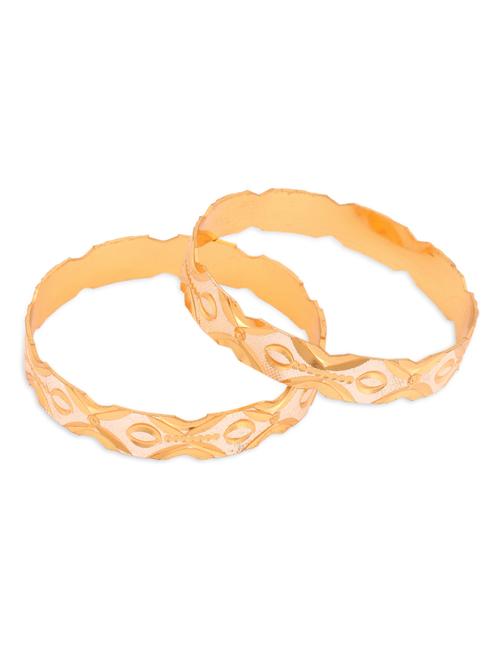 gold plated bangle set (2 pcs) - 944756 - Very Small Image - 1