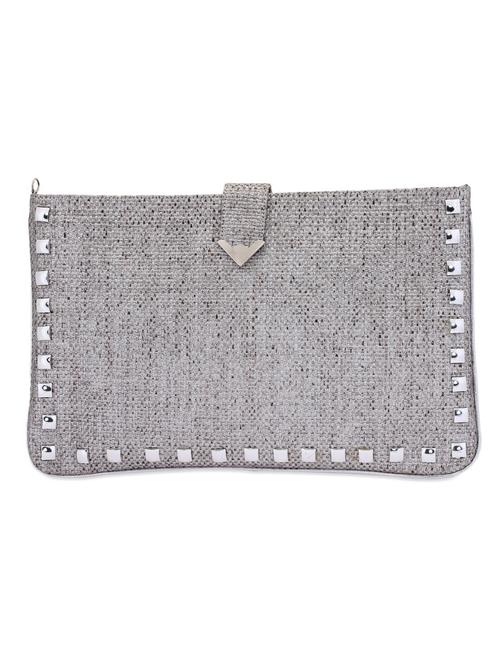 studded grey cane clutch - 944885 - Very Small Image - 1