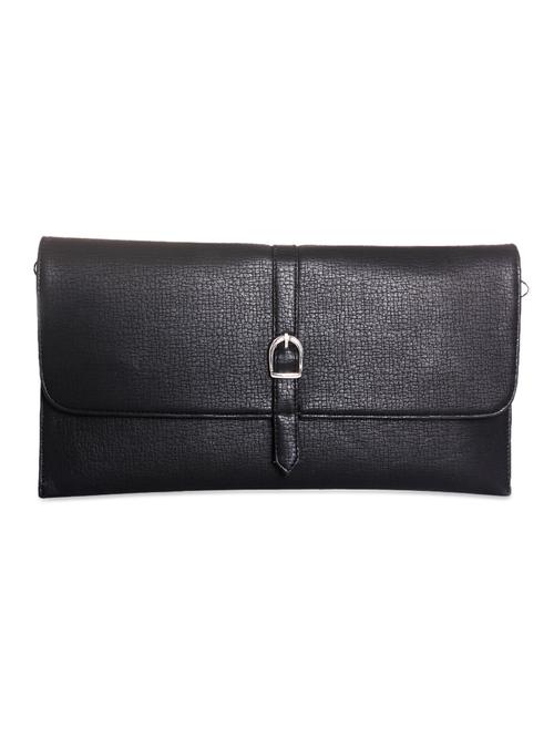 solid black textured clutch - 945362 - Very Small Image - 1
