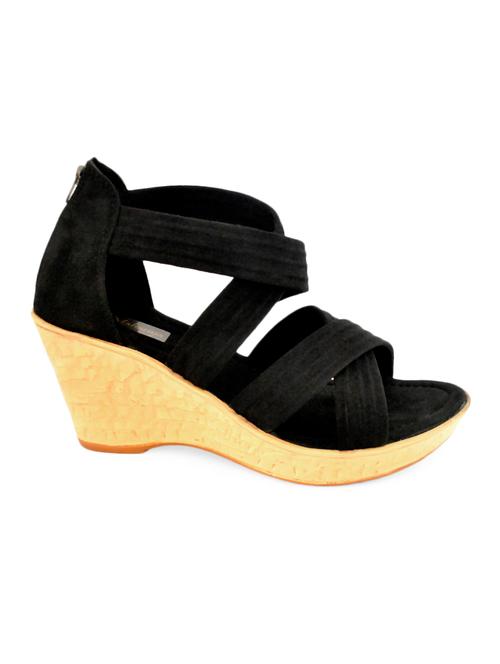 black back zipper wedges - 946428 - Very Small Image - 1